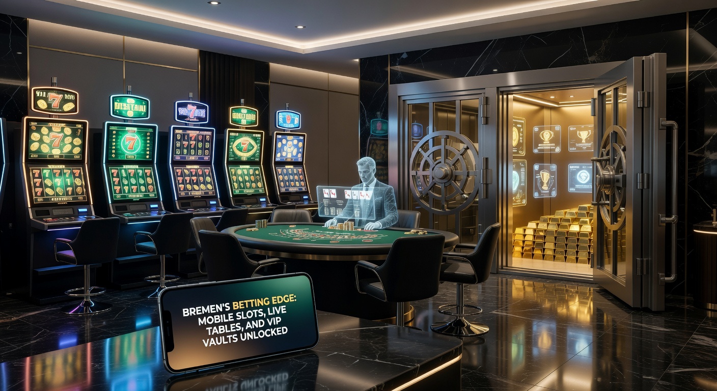 Exklusiver VIP-Bereich mit Live-Tisch und Luxus-Elementen in einem Bremen-Casino