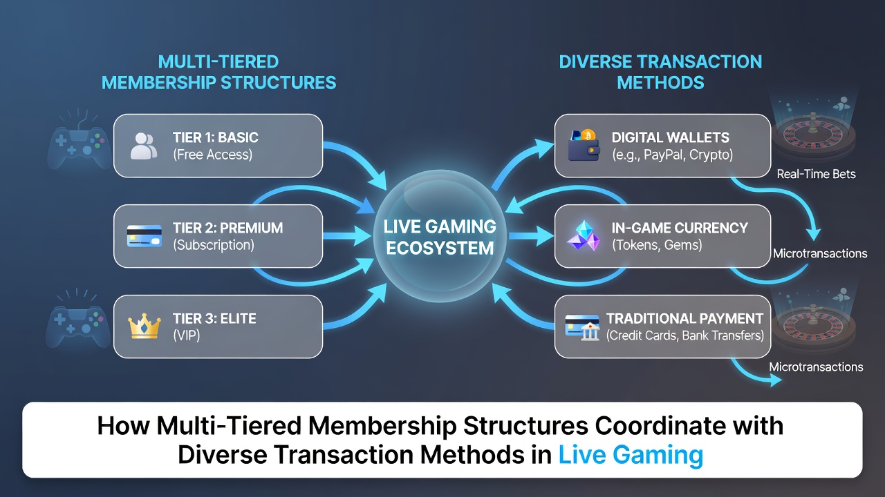 Integration von Transaktionsmethoden mit VIP-Stufen in Sport- und Live-Gaming-Apps