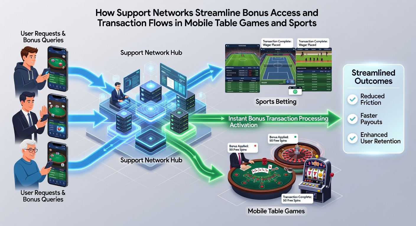 Transaktionsflüsse und Support in mobilen Sportmärkten
