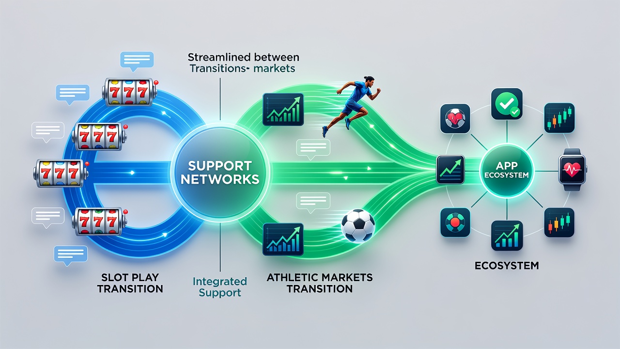 Beispiel für Support-Netzwerke bei Wechseln zwischen Slots und Sportmärkten